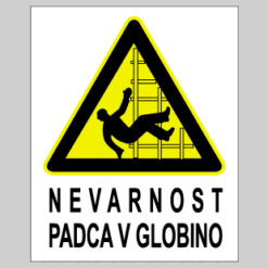 Nevarnost padca v globino